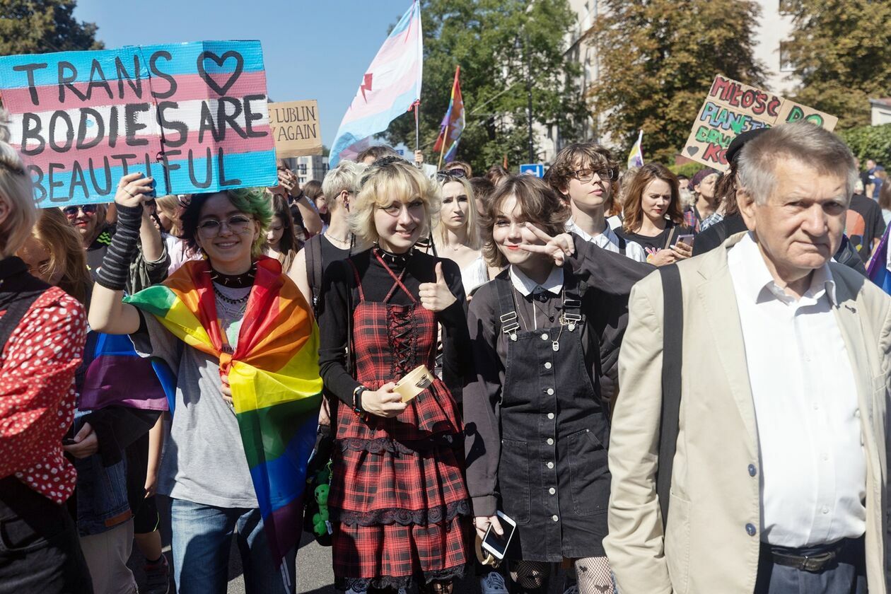 Marsz Równości w Lublinie 2022. Część 3 (zdjęcie 52) - Autor: Mariusz Kuszpa