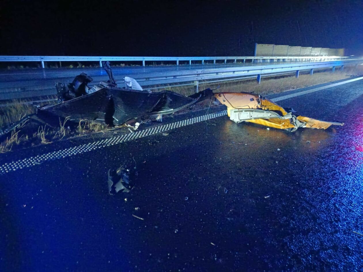  Śmiertelny wypadek na S-19 (trasa Lublin-Kraśnik) (zdjęcie 9) - Autor: OSP Strzeszkowice Duże