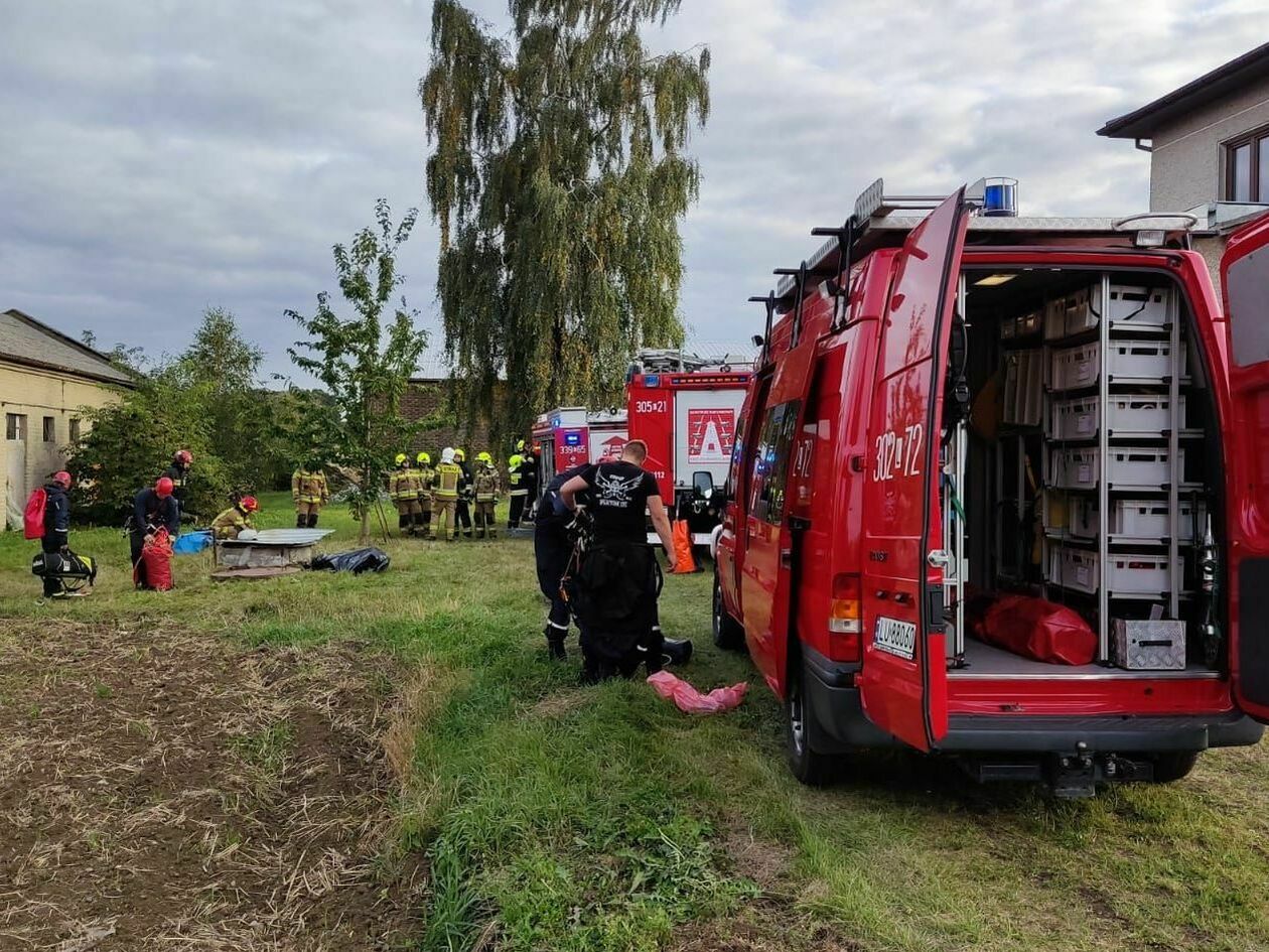  Sobotnia akcja strażaków koło Lublina (zdjęcie 6) - Autor: Komenda Miejska PSP w Lublinie