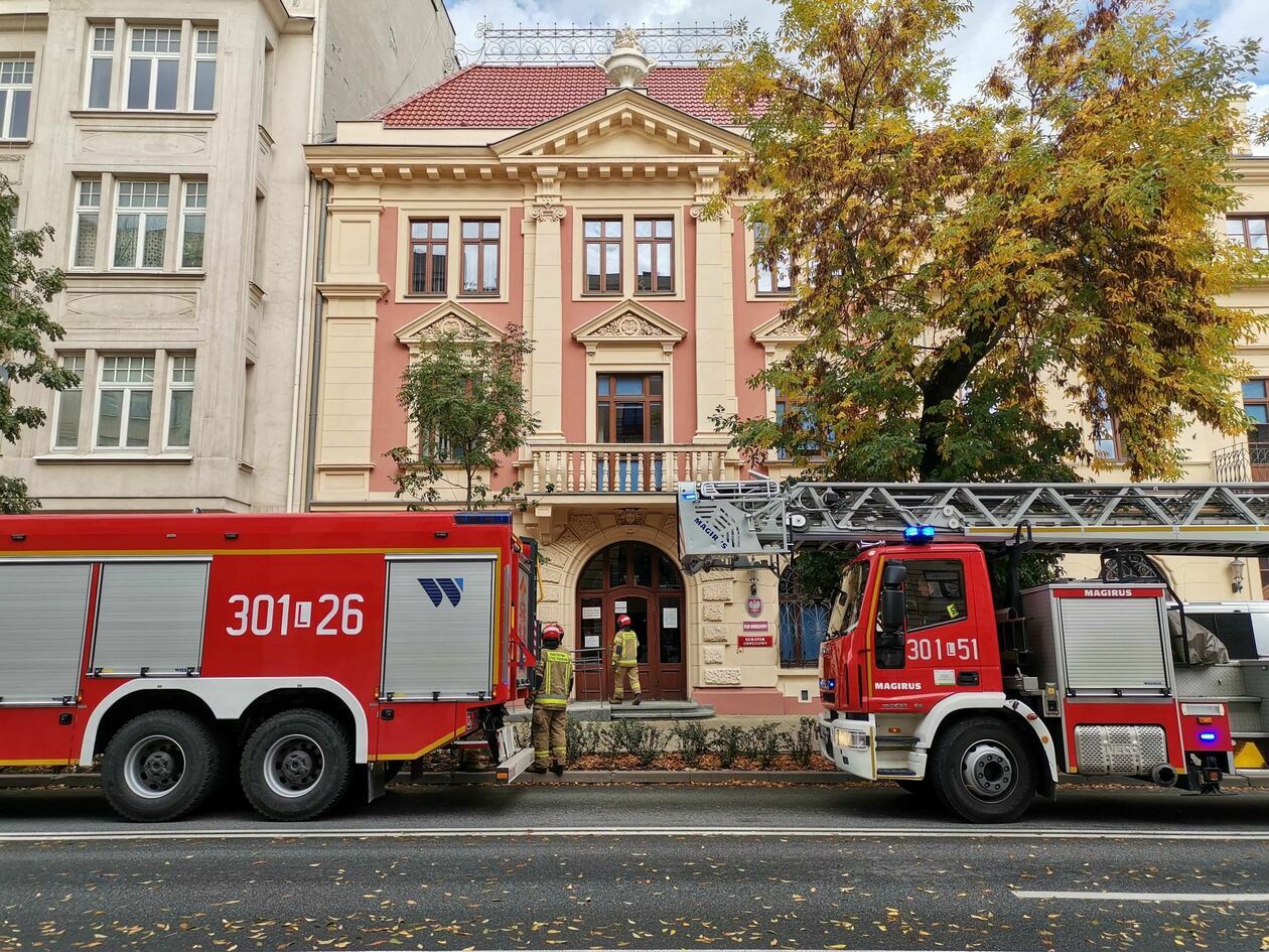 Pożar w sali sądowej Sądu Okręgowego w Lublinie - Autor: Czytelnik