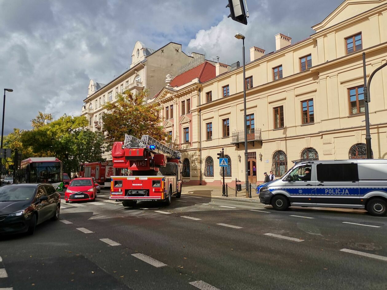 Pożar w sali sądowej Sądu Okręgowego w Lublinie