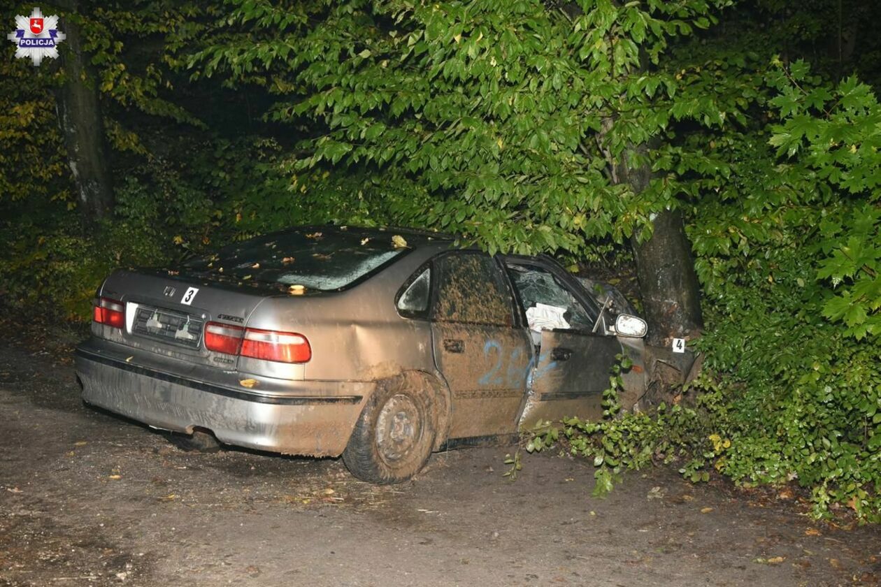  Wypadek w gminie Urzędów (zdjęcie 2) - Autor: Policja