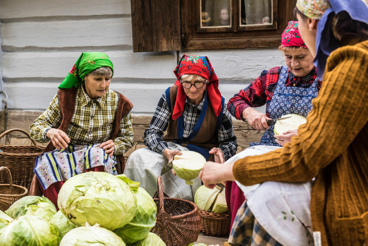  Obieraczki kapusty w Muzeum Wsi Lubelskiej (zdjęcie 45) - Autor: Tomasz Tylus