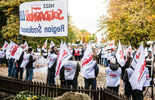 Protest przed Muzeum Wsi Lubelskiej w sprawie zwolnionych pracowników (zdjęcie 3)