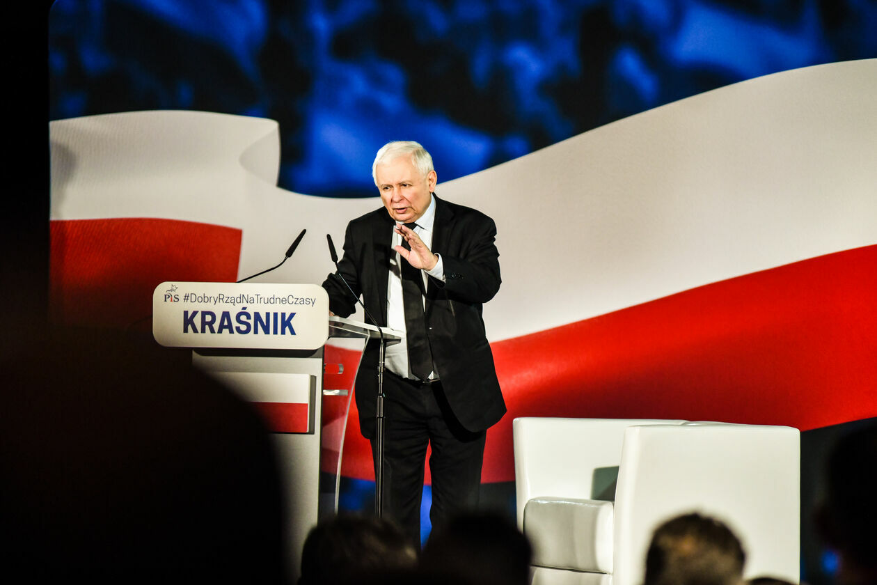  Jarosław Kaczyński w Kraśniku (zdjęcie 1) - Autor: Tomasz Tylus