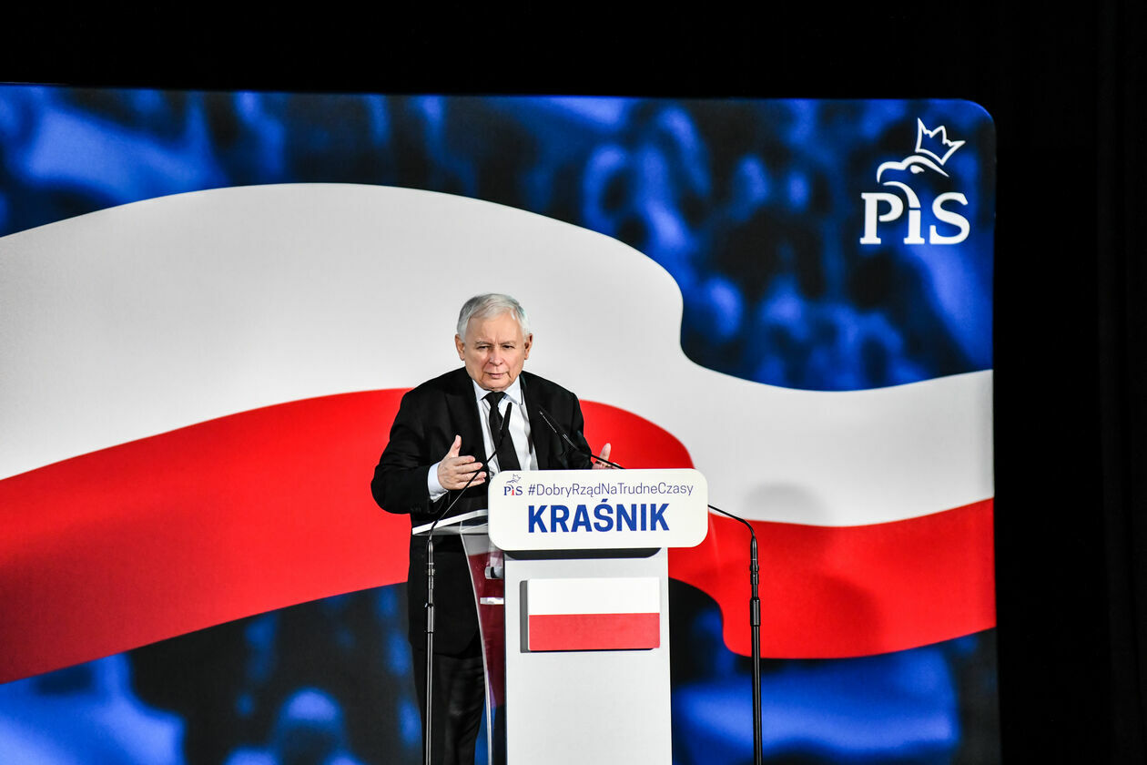  Jarosław Kaczyński w Kraśniku (zdjęcie 1) - Autor: Tomasz Tylus