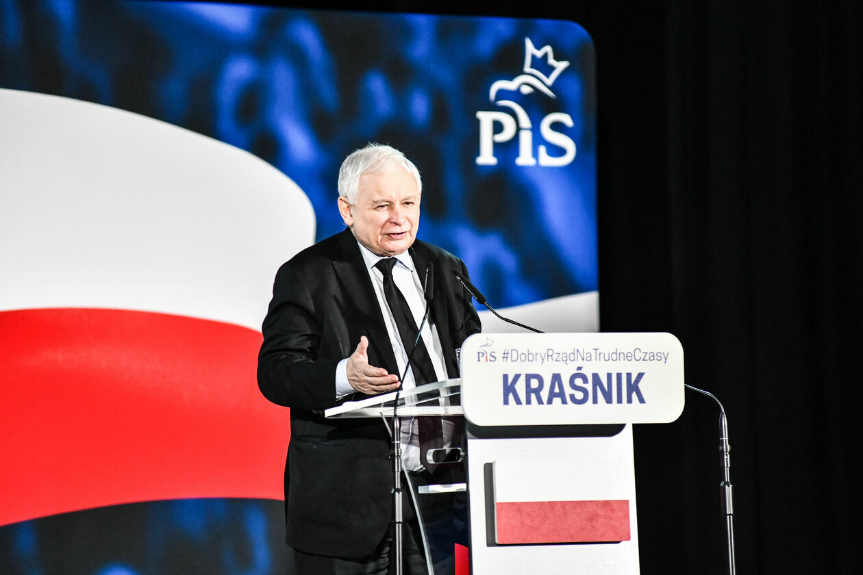  Jarosław Kaczyński w Kraśniku (zdjęcie 1) - Autor: Tomasz Tylus