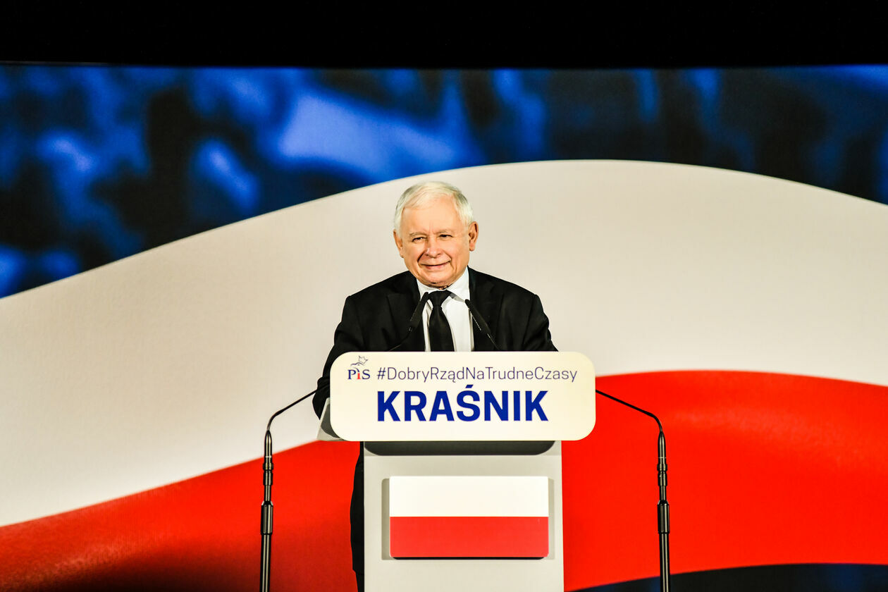  Jarosław Kaczyński w Kraśniku (zdjęcie 1) - Autor: Tomasz Tylus