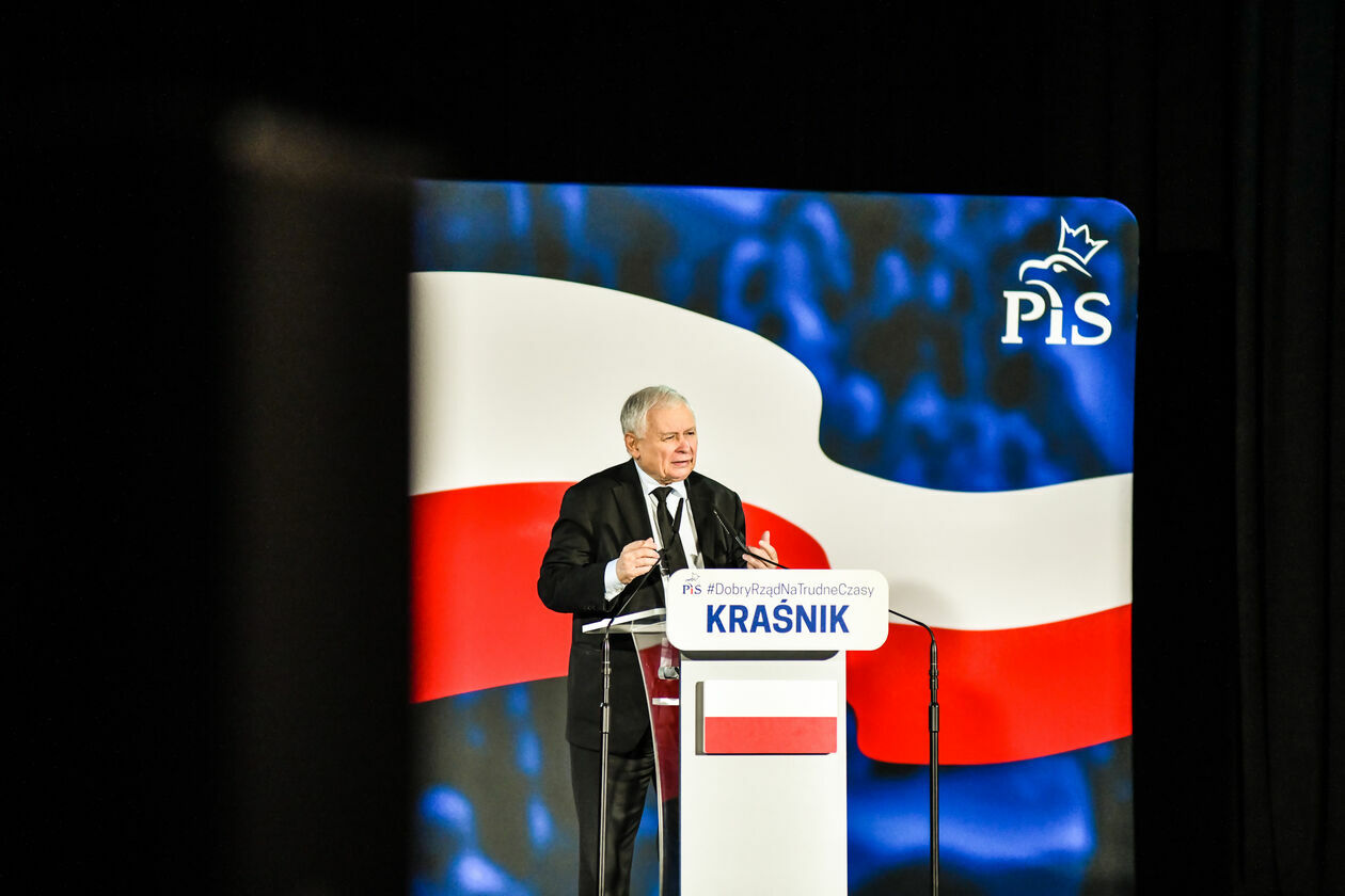  Jarosław Kaczyński w Kraśniku (zdjęcie 1) - Autor: Tomasz Tylus