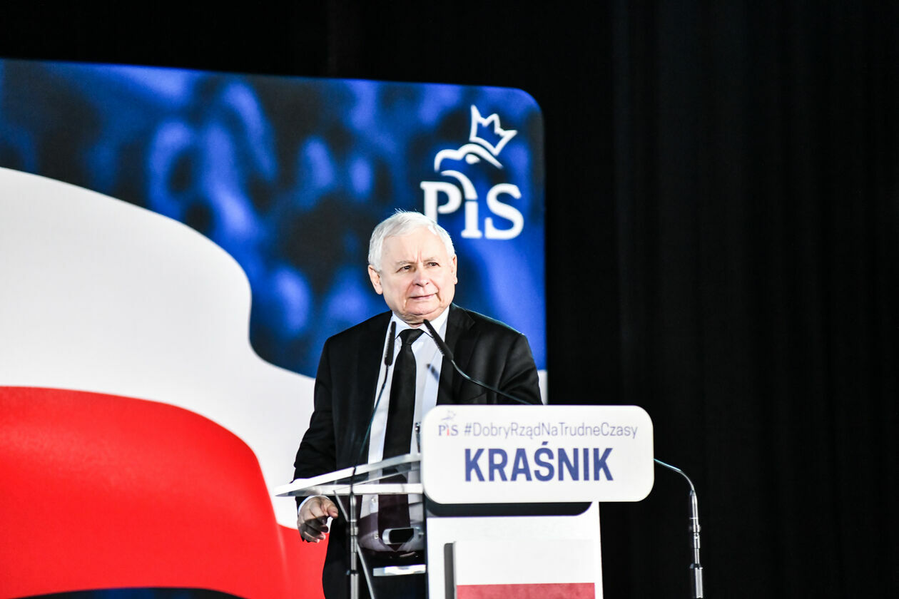  Jarosław Kaczyński w Kraśniku (zdjęcie 1) - Autor: Tomasz Tylus