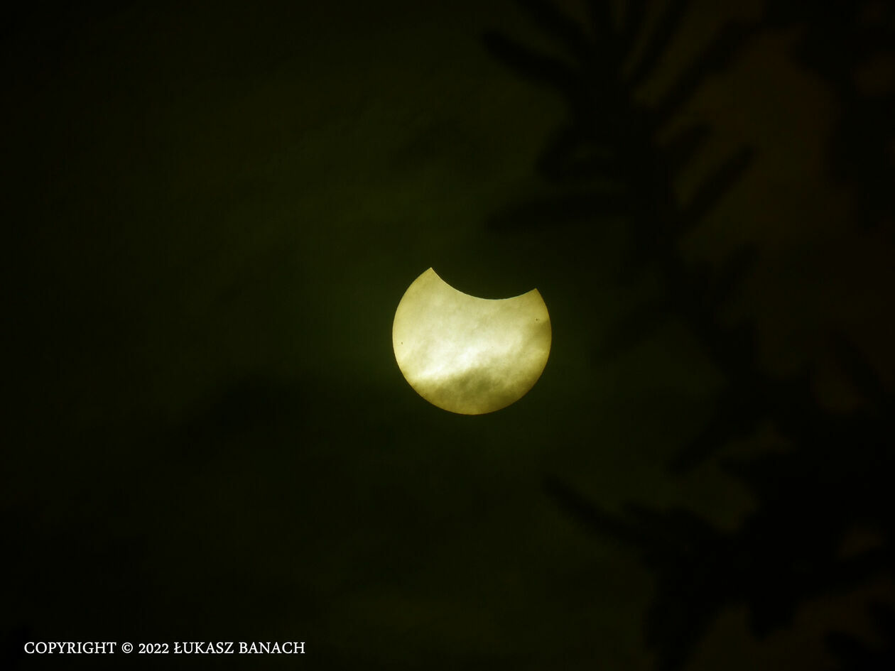  Częściowe zaćmienie Słońca na zdjęciach Czytelników Dziennika Wschodniego (zdjęcie 3) - Autor: Łukasz Banach