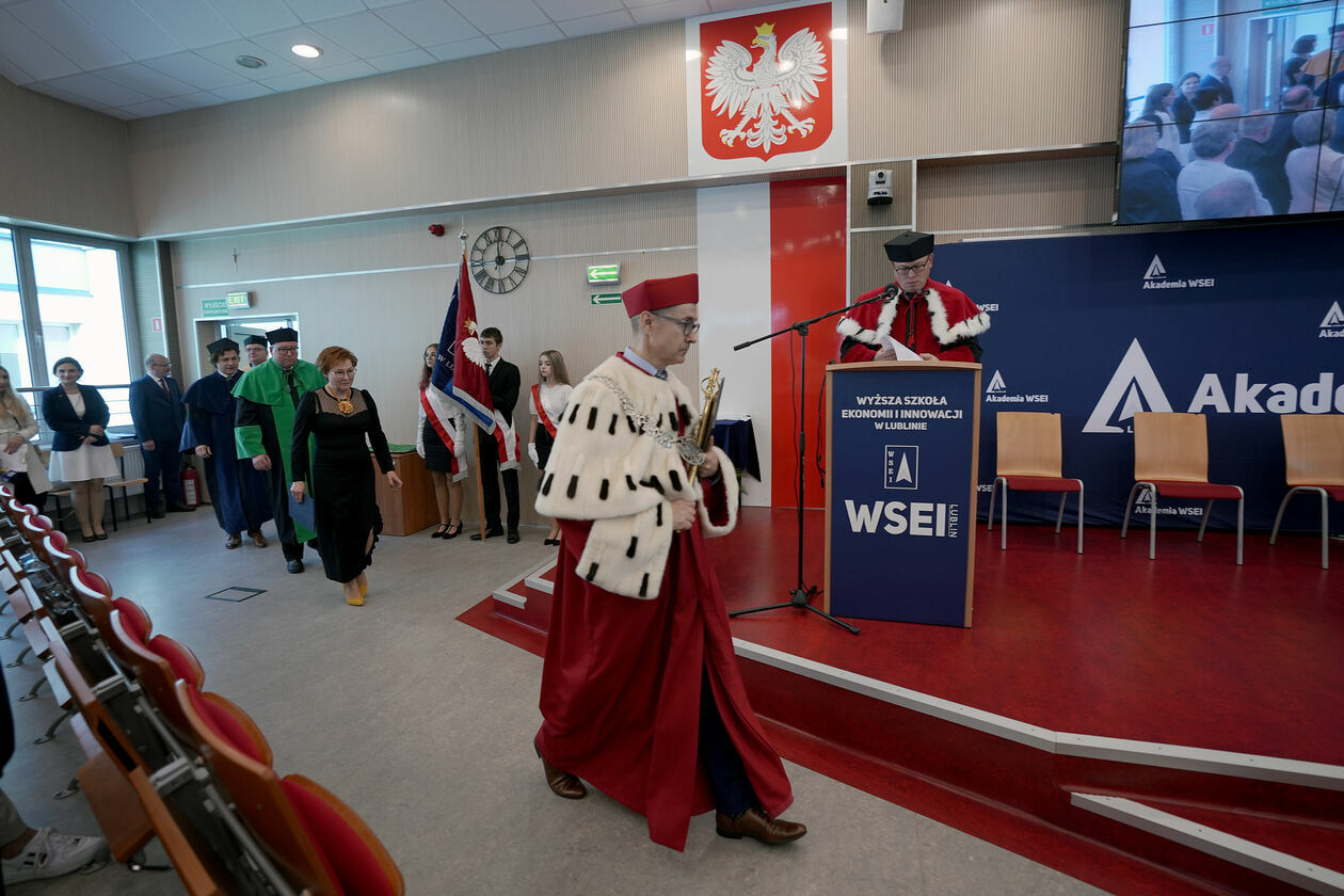  Inauguracja roku akademickiego w Lubelskiej Akademii WSEI (zdjęcie 60) - Autor: Michał Siudziński