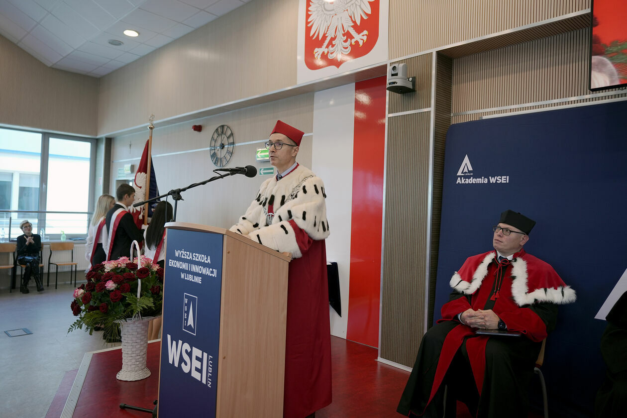  Inauguracja roku akademickiego w Lubelskiej Akademii WSEI (zdjęcie 17) - Autor: Michał Siudziński
