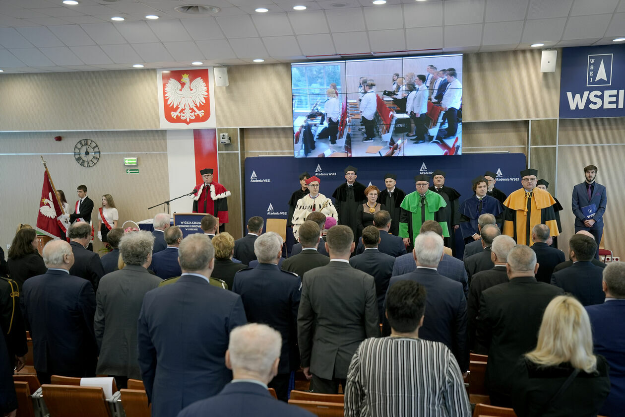  Inauguracja roku akademickiego w Lubelskiej Akademii WSEI (zdjęcie 55) - Autor: Michał Siudziński