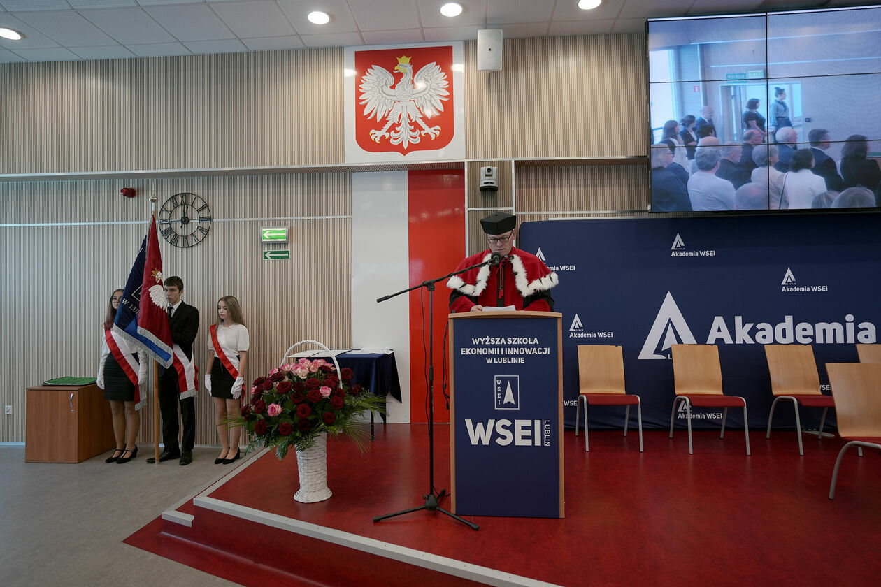 Inauguracja roku akademickiego w Lubelskiej Akademii WSEI (zdjęcie 61) - Autor: Michał Siudziński