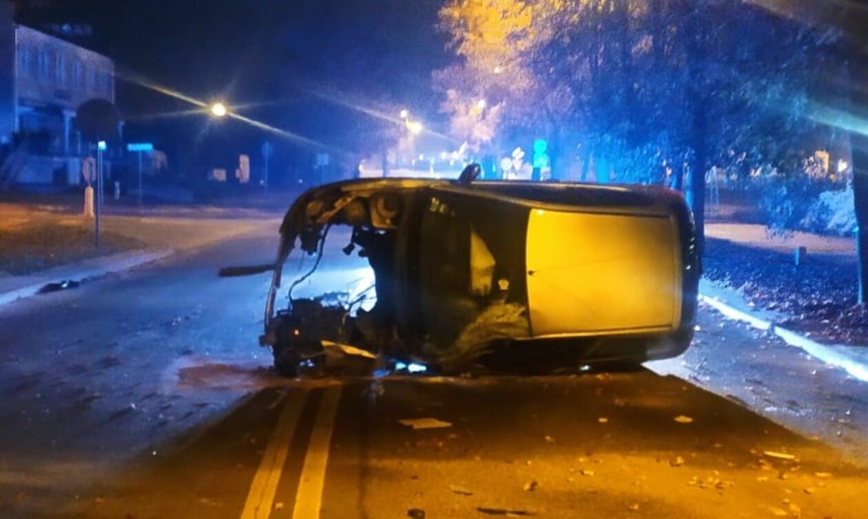 Wypadek w Puławach - Autor: Policja