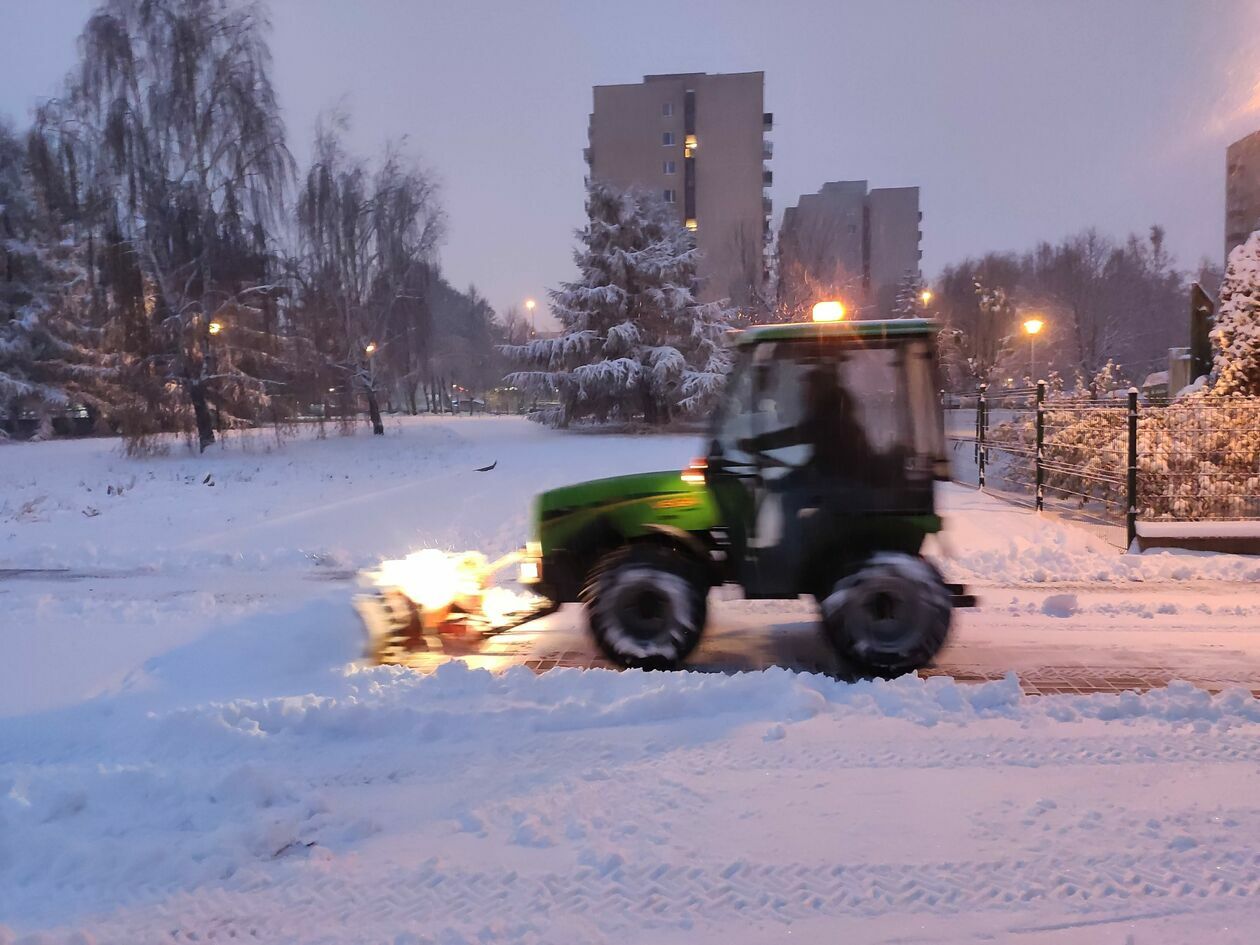  Atak zimy w Lublinie (zdjęcie 12) - Autor: Paweł Buczkowski