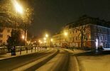 Lublin nocą podczas opadów śniegu (zdjęcie 5)