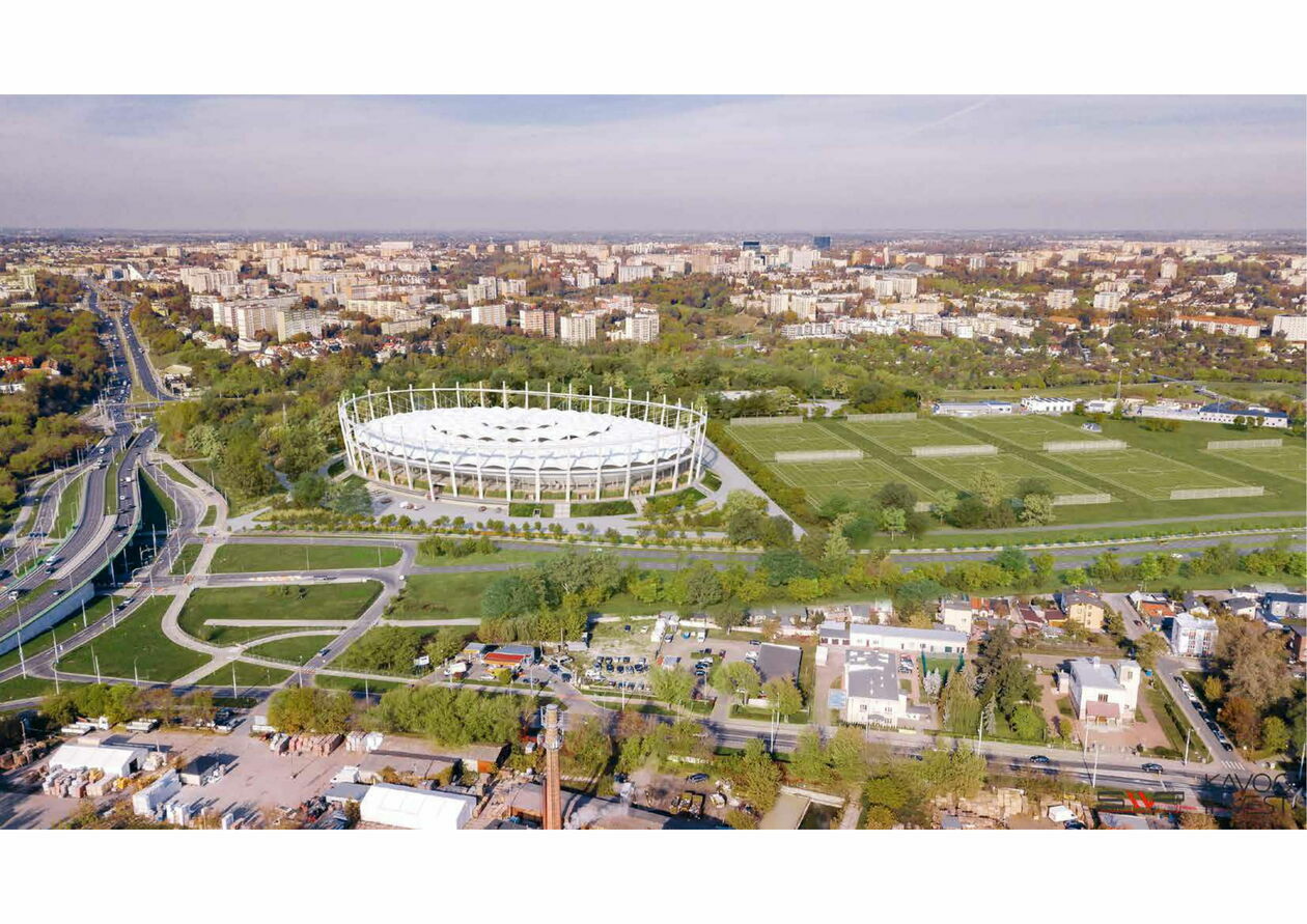  Koncepcja nowego stadionu w Lublinie  - Autor: UM Lublin
