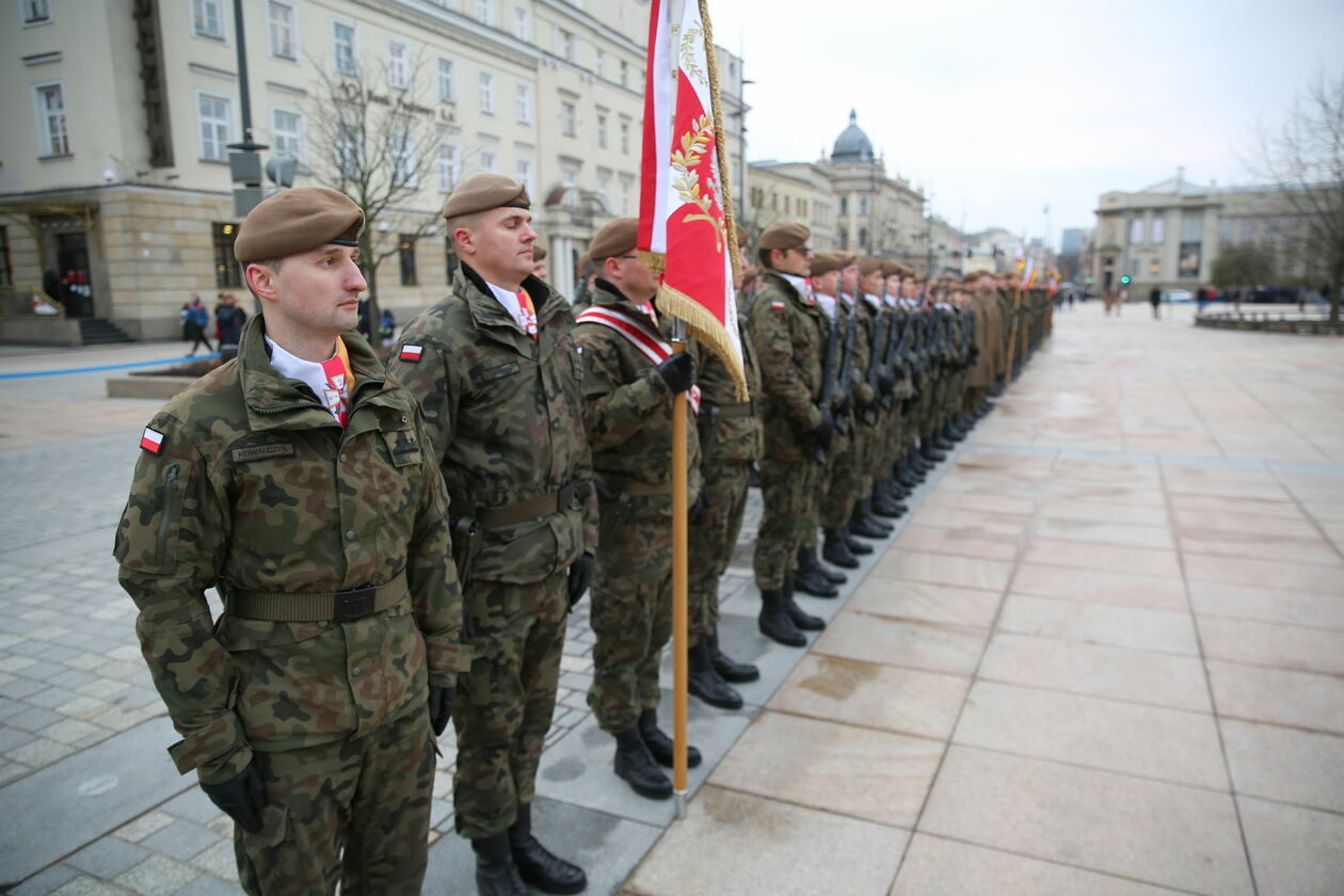  Przekazanie obowiązków dowódcy 2. Lubelskiej Brygady Obrony Terytorialnej (zdjęcie 5) - Autor: Paweł Buczkowski