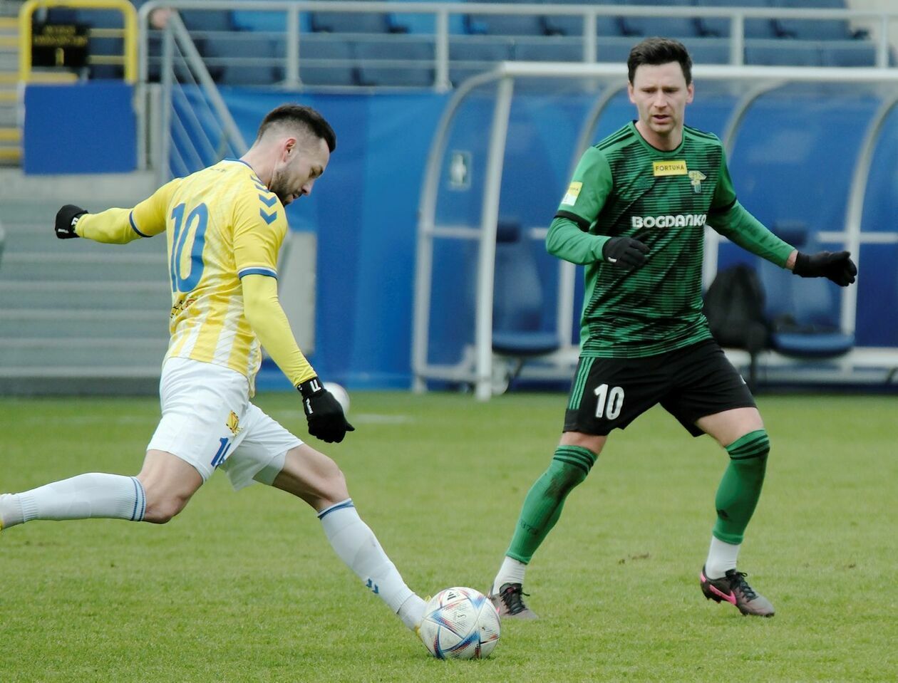  Motor Lublin vs Górnik Łęczna 0:3 (zdjęcie 16) - Autor: DW