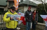 Protest pod białoruskim konsulatem w Białej Podlaskiej  (zdjęcie 4)