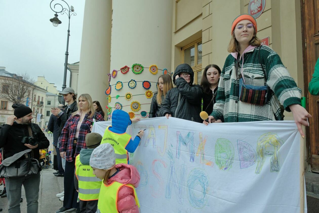 Lubelskie przedszkolaki świętowały pierwszy dzień wiosny