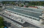 Plac budowy dworca metropolitalnego i obecny dworzec PKS zdjęcia z drona (zdjęcie 2)