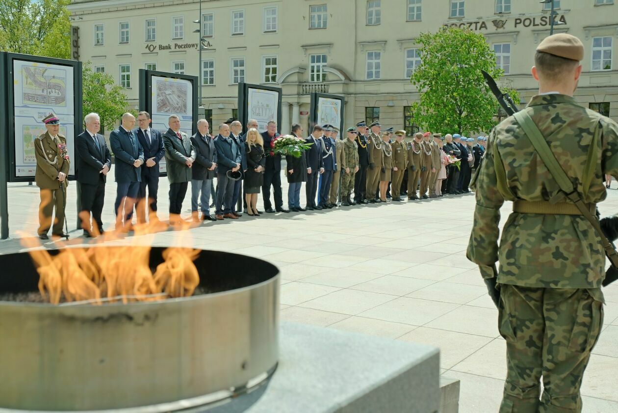  Lubelskie obchody 78 rocznicy zakończenia II Wojny Światowej (zdjęcie 5) - Autor: DW