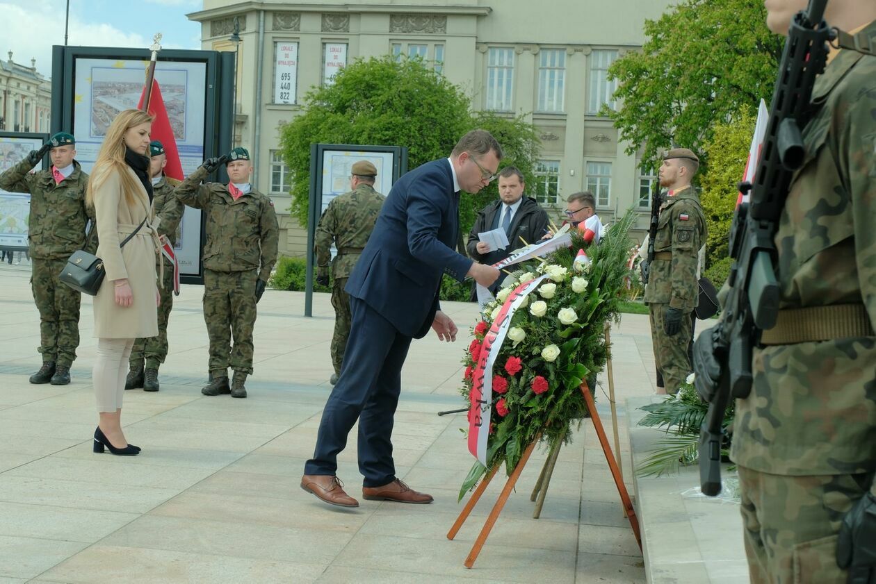  Lubelskie obchody 78 rocznicy zakończenia II Wojny Światowej (zdjęcie 17) - Autor: DW