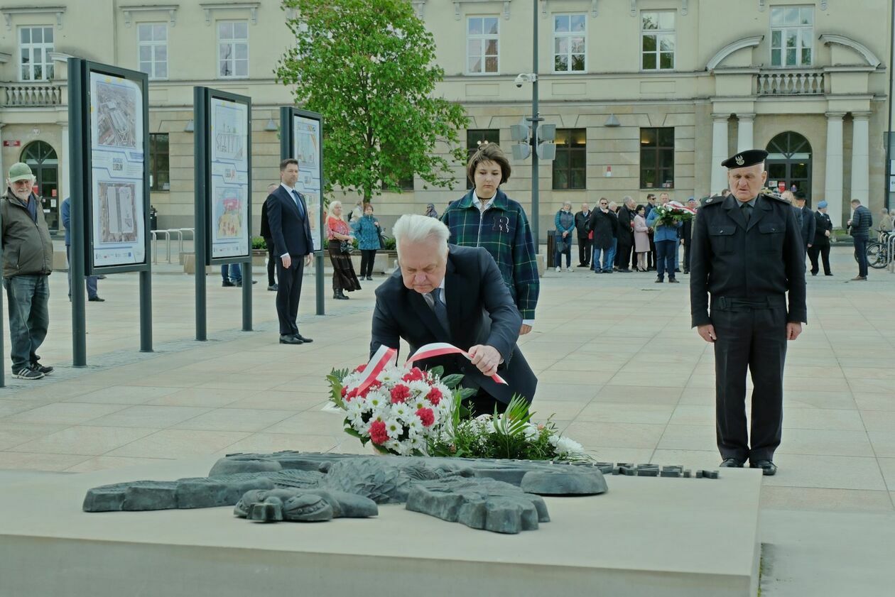  Lubelskie obchody 78 rocznicy zakończenia II Wojny Światowej (zdjęcie 14) - Autor: DW