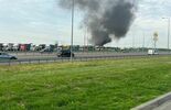 Pożar samochodu MOP Markuszów (zdjęcie 5)