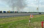 Pożar samochodu MOP Markuszów (zdjęcie 4)