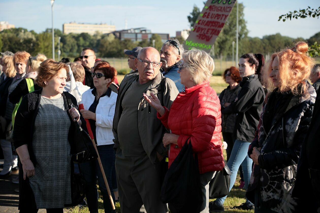  Wyjazd autokarów na protest  z Lublina do Warszawy (zdjęcie 8) - Autor: Katarzyna Nastaj 