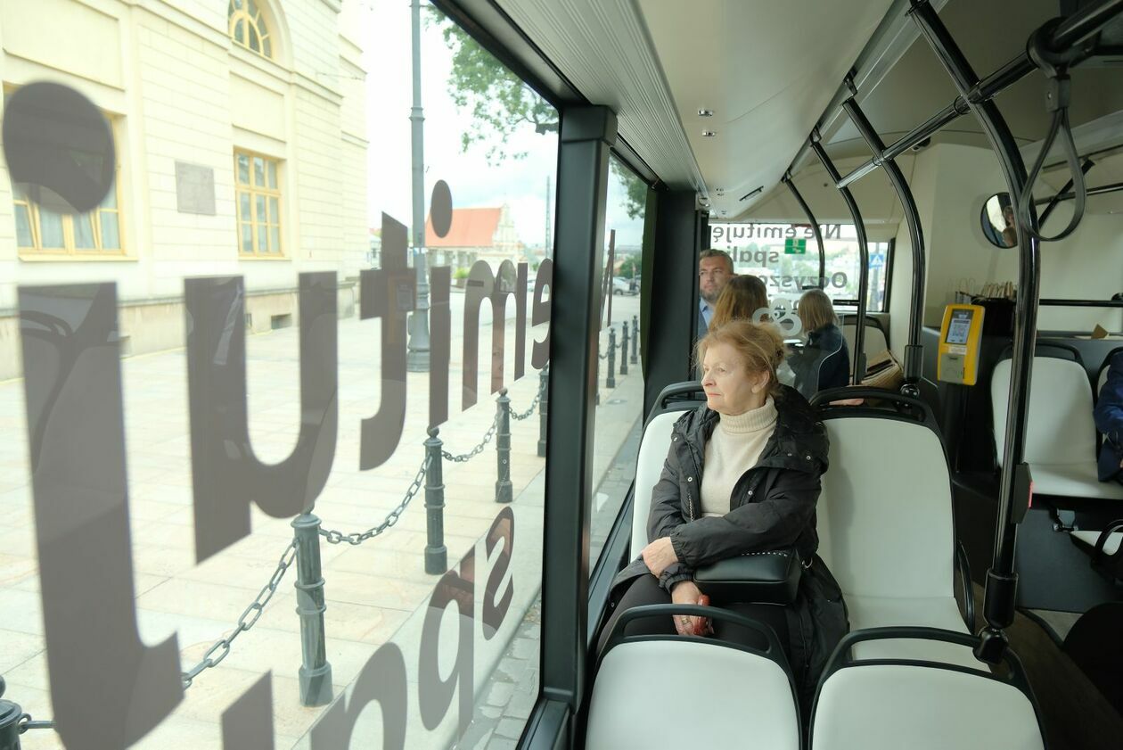 Prezentacja nowego autobusu MPK zasilanego wodorem