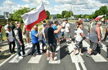 Protest producentów malin w Annopolu   (zdjęcie 3)