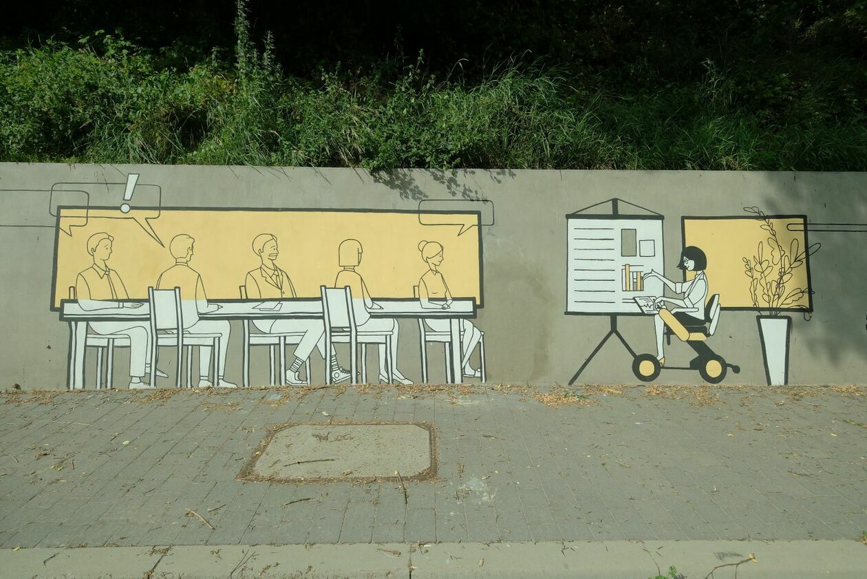  Nowy mural na ul. Kalinowszczyzna (zdjęcie 9) - Autor: DW