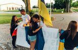 Biegacze z ukraińską flagą zmierzają do Wilna  (zdjęcie 3)