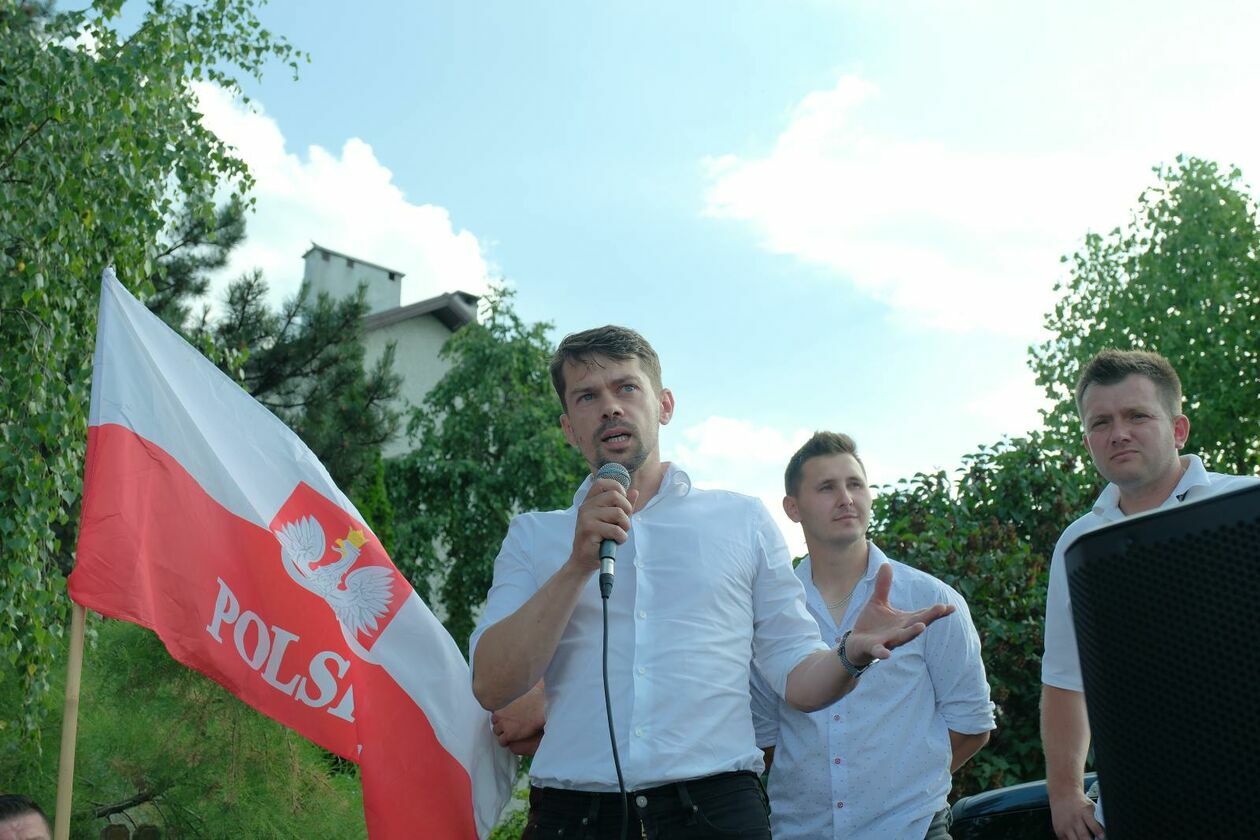  Protest plantatorów malin w Opolu Lubelskim (zdjęcie 15) - Autor: DW