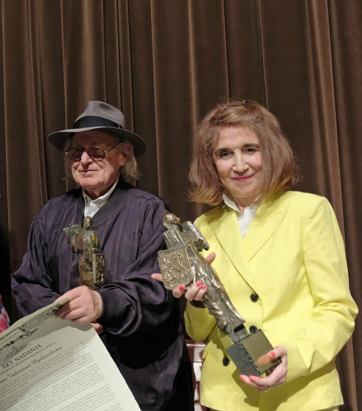  Irena Hochman i Tadeusz Mysłowski Honorowymi Obywatelami Lublina (zdjęcie 2) - Autor: DW