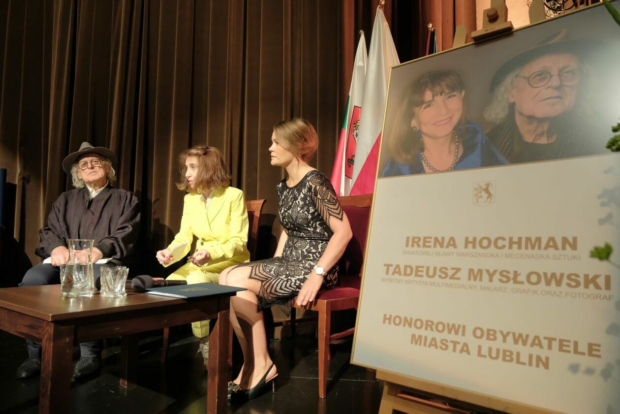  Irena Hochman i Tadeusz Mysłowski Honorowymi Obywatelami Lublina (zdjęcie 6) - Autor: DW