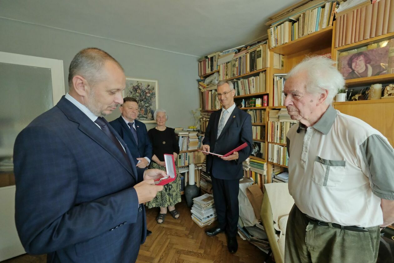  Leszek Gzella i Andrzej Trubecki Załsużeni dla Lublina  - Autor: DW