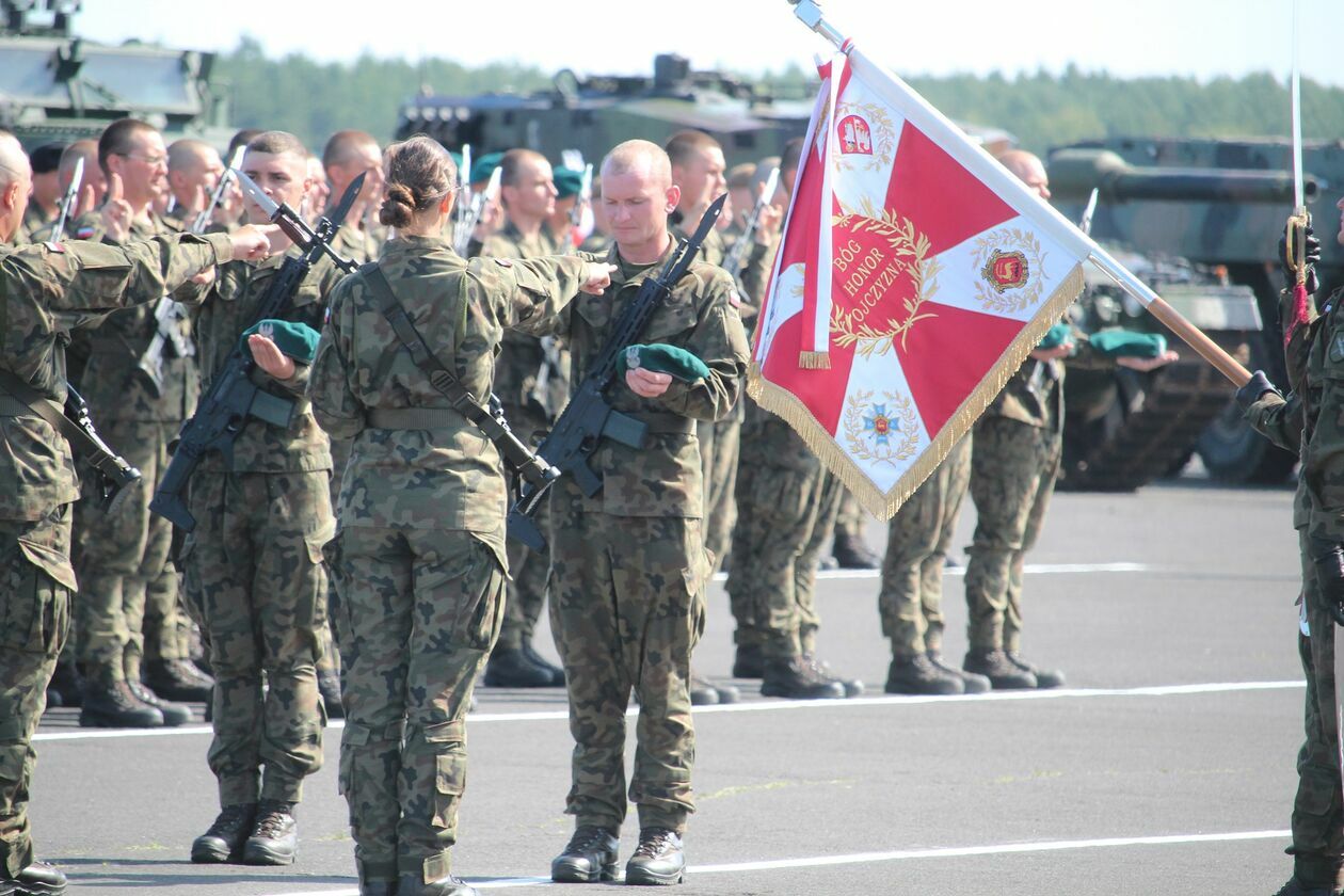 Przysięga wojskowa w Białej Podlaskiej