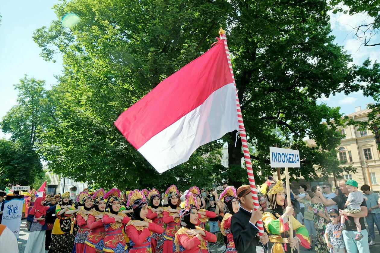  XXXVII Międzynarodowe Spotkania Folklorystyczne rozpoczęła parada zespołów (zdjęcie 10) - Autor: DW