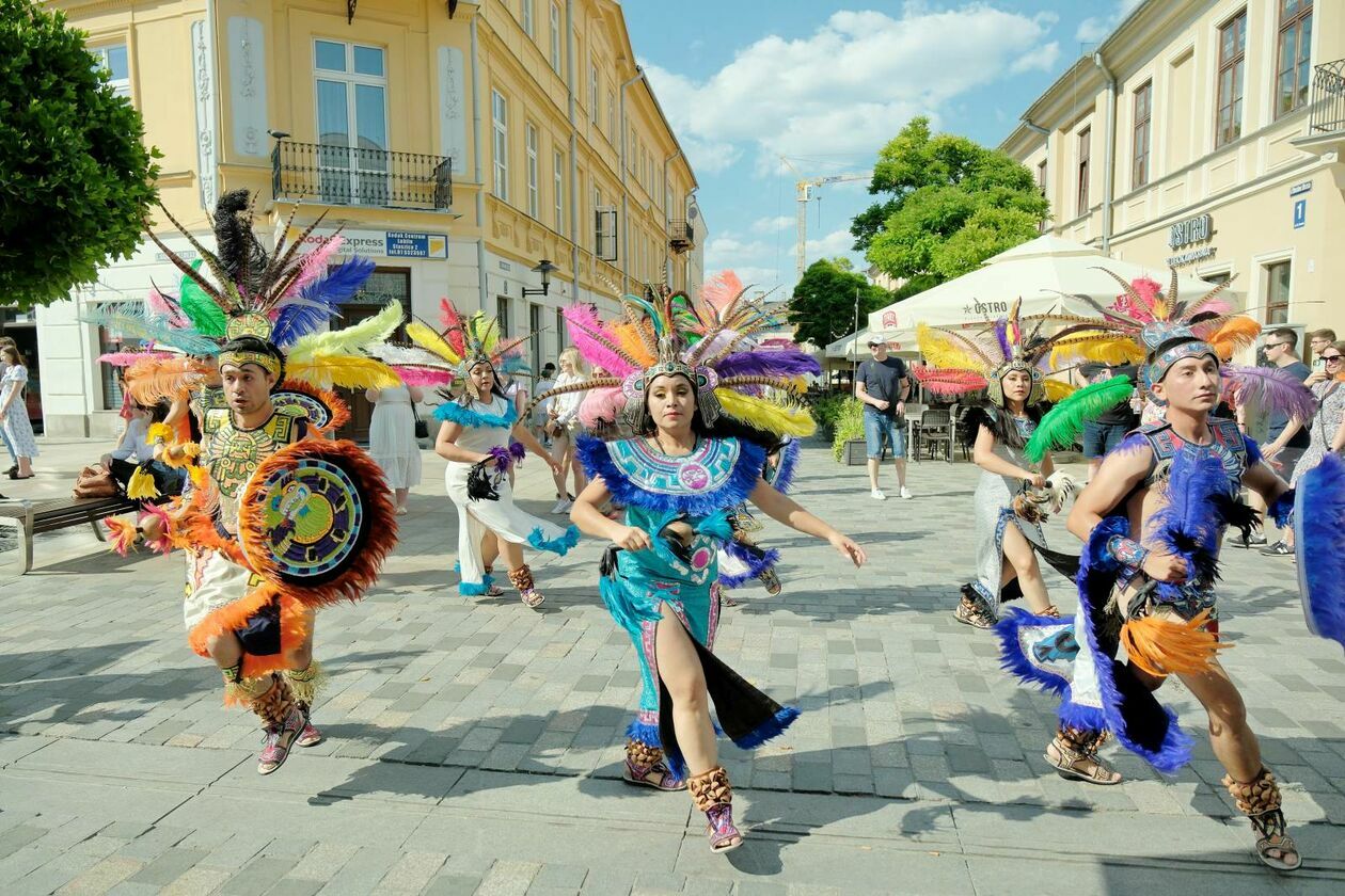  XXXVII Międzynarodowe Spotkania Folklorystyczne rozpoczęła parada zespołów (zdjęcie 38) - Autor: DW