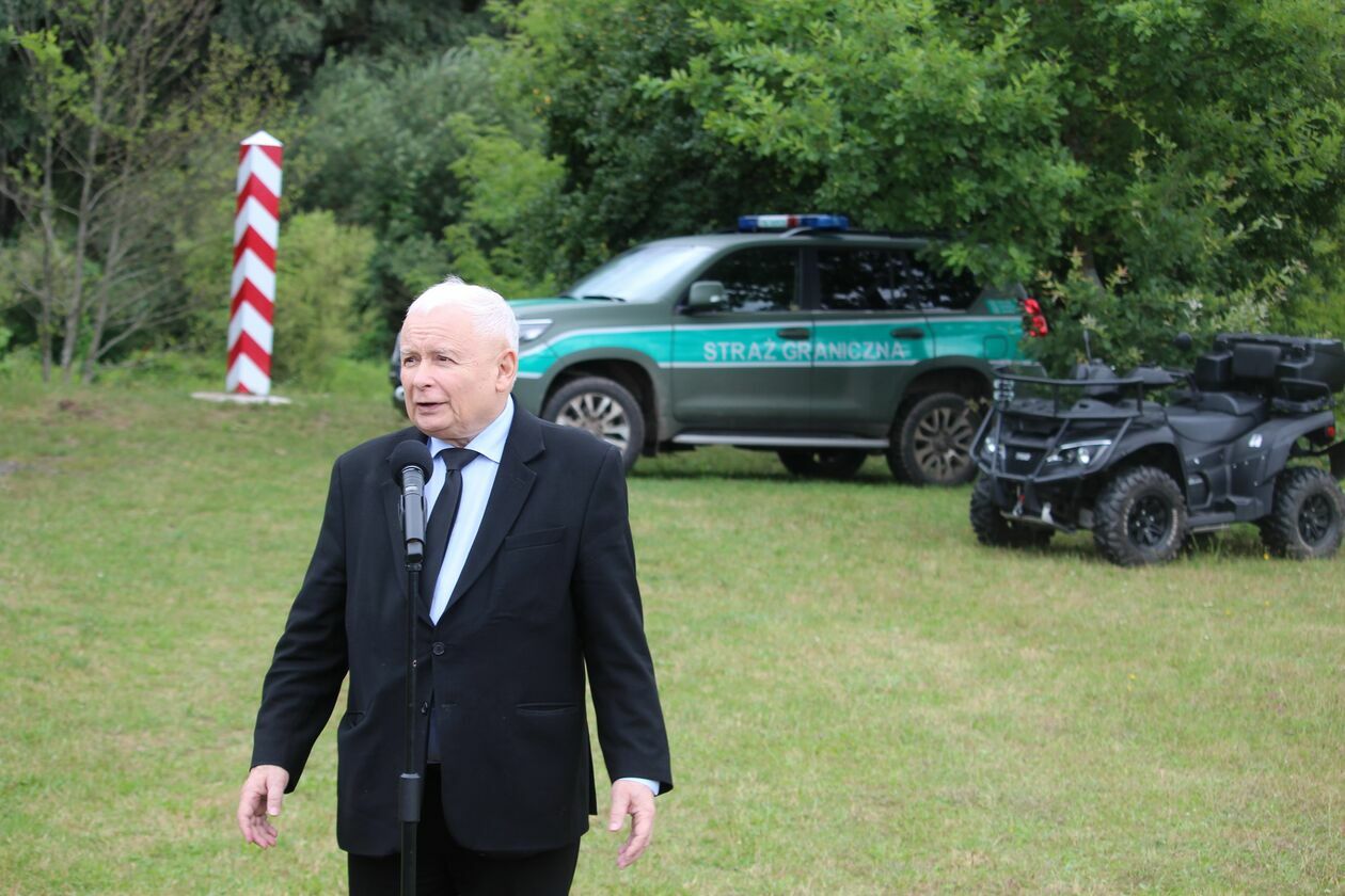 Jarosław Kaczyński w Kodniu  - Autor: Ewelina Burda