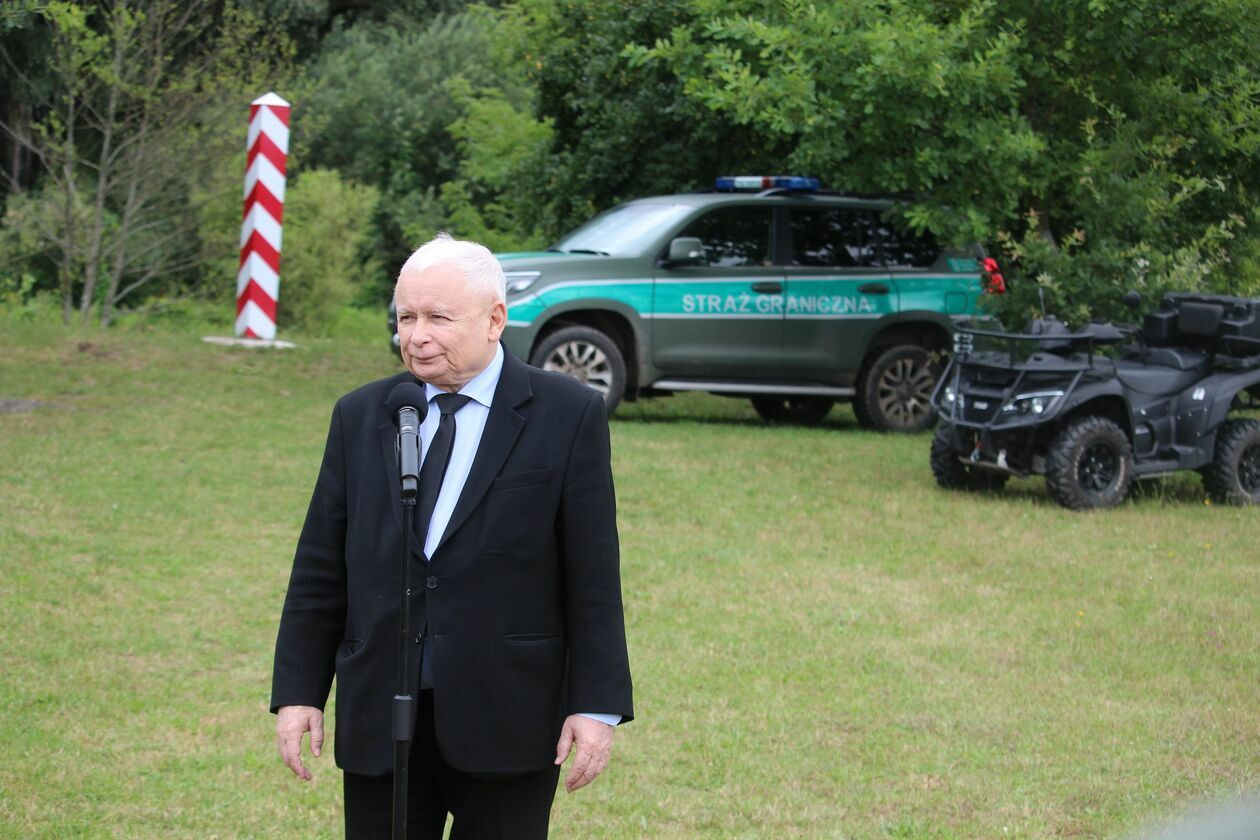  Jarosław Kaczyński w Kodniu   - Autor: Ewelina Burda