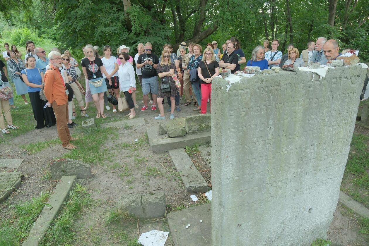 Lubliner Festival: Zwiedzanie starego cmentarza żydowskiego z prof. Andrzejem Trzcińskim  - Autor: DW