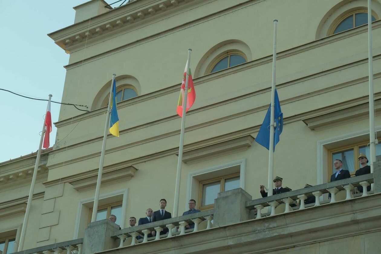  Obchody Dnia Niepodległości Ukrainy w Lublinie (zdjęcie 16) - Autor: DW