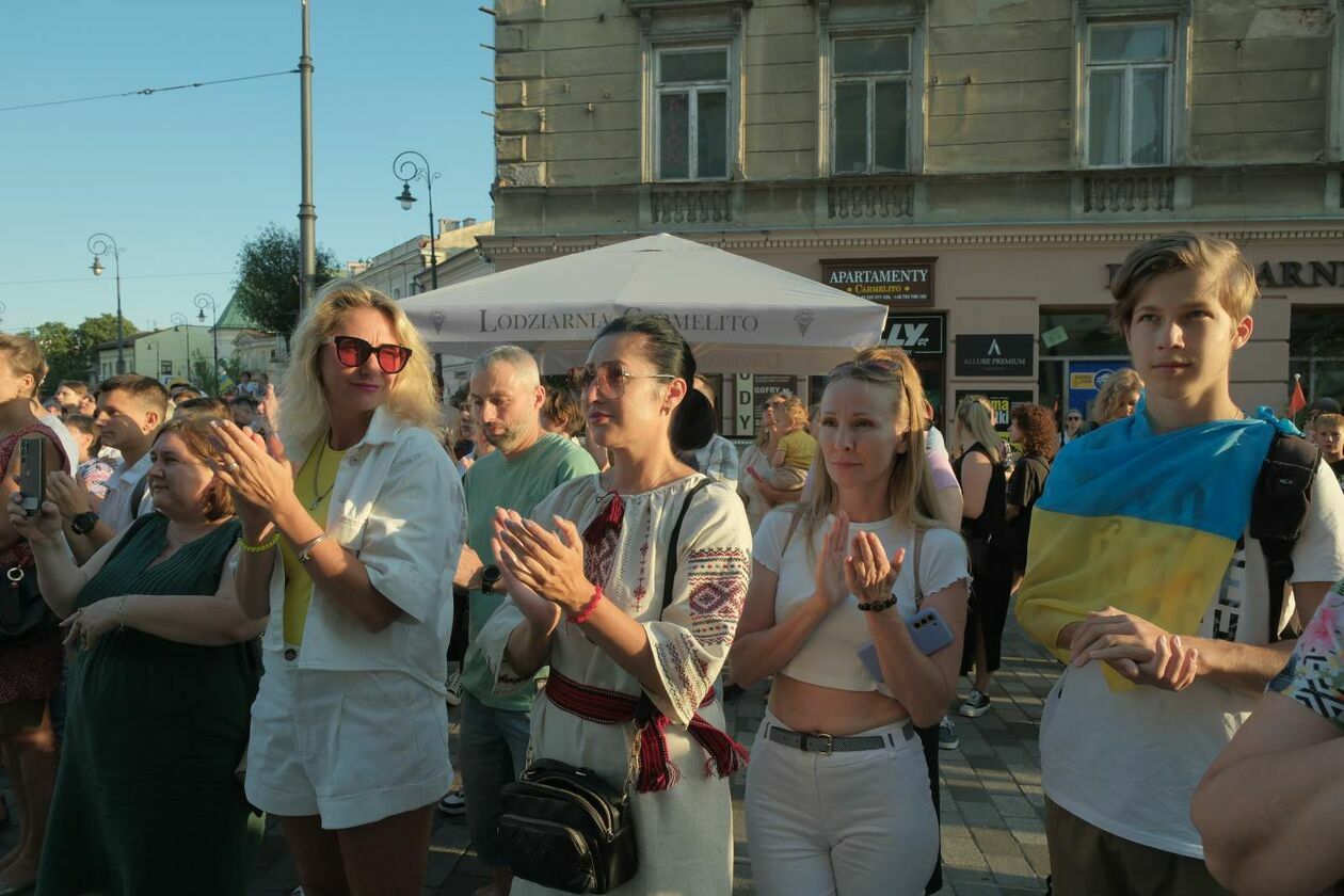  Obchody Dnia Niepodległości Ukrainy w Lublinie (zdjęcie 29) - Autor: DW